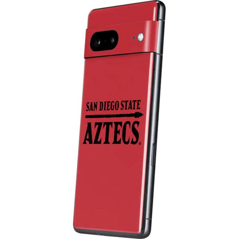 San Diego State University Logo Red Pixel Skins